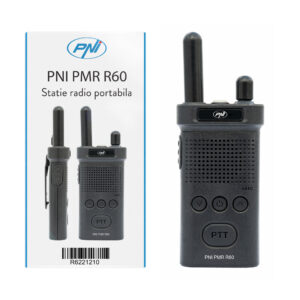 Nešiojama radijo stotelė PNI PMR R60 446MHz, 0.5W, 16 programuojamų kanalų, 16 PMR ir 50 CTCSS tonų bei 104 DCS, nuskaitymas, klaviatūros užraktas, SOS, monitorius, 1200mAh baterija - Image 12