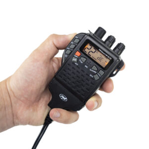 Nešiojama CB radijo stotelė PNI Escort HP 62DE vokiška versija, daugiastandartė, 4W, 12V, AM-FM, 5 lygių reguliuojamas ASQ, 9 lygių RF Gain, Dual Watch, Scan, Lock - Image 6