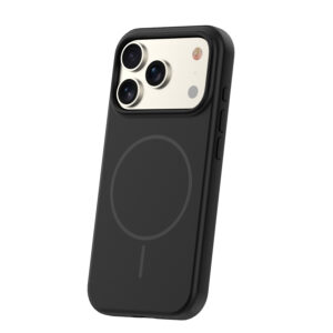 Plonas silikoninis Mag dėklas, skirtas iPhone 17 Pro 6,3" / 18 Pro 6,3", juodas - Image 3