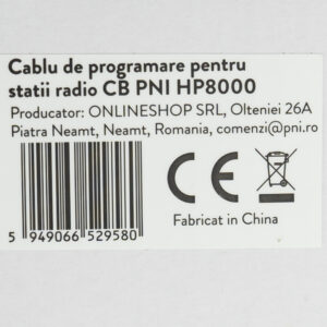 Programavimo kabelis CB radijo stotelėms PNI Escort HP8000L, HP8001L, HP8024 ir HP9001 PRO - Image 3