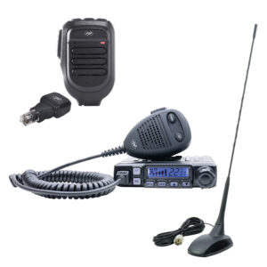 CB radijo stoties rinkinys PNI Escort HP 7120 ASQ su CB antena PNI Extra 48 ir papildomu „Bluetooth“ mikrofonu PNI Mike 65