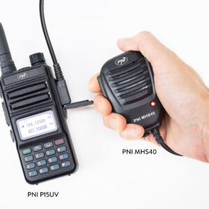 PNI MHS40 2 kontaktų PNI garsiakalbis-mikrofonas, suderinamas su PMR, VHF / UHF stotimis - Image 10
