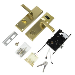 PNI CH2000R Gold viešbučio elektroninė spyna su kortelių skaitytuvu dešinėje pusėje - Image 4