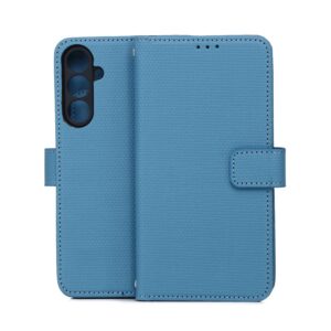 Išmanusis „Triangle“ dėklas, skirtas Samsung Galaxy A16 4G / A16 5G / M16 5G, juodas, mėlynas