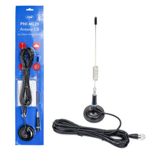 CB antena PNI ML29, ilgis 29 cm, su pridedamu 70 mm skersmens magnetiniu pagrindu ir RG58 kabeliu - Image 10
