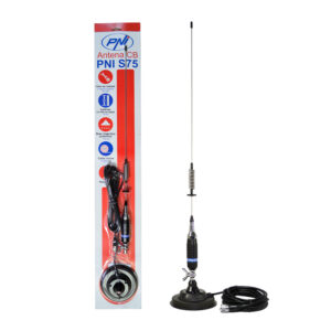 CB PNI S75 antena su drugelio tipo laikikliu, 26-28MHz, strypo ilgis 54 cm, komplekte 125mm magnetas - Image 7