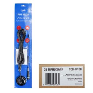 CB TTi TCB-H100 radijo stoties komplektas + PNI ML29 CB antena, ilgis 34 cm - Image 9