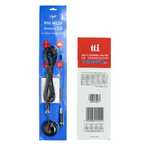 CB TTi TCB-550 EVO radijo stoties komplektas + PNI ML29 CB antena, ilgis 34 cm - Image 2