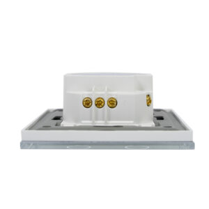 Laiptinis jungiklis ir dvigubas kryžminis jungiklis su PNI CS202W stikliniu jutikliniu paviršiumi, baltas su LED indikatoriumi, 800W / jungiklis - Image 5
