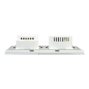 PNI SH115W paprastas stiklinis jungiklis su lietimui jautriu paviršiumi, sujungtas su Schuko lizdu ir USB jungtimis - Image 12
