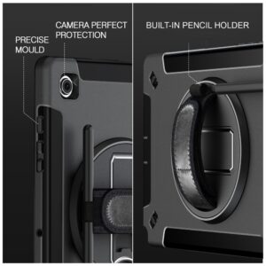Tvirtas dėklas su laikikliu 4smarts Rugged Case Grip, skirtas Apple iPad - Image 10