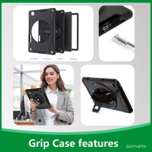 Tvirtas dėklas su laikikliu 4smarts Rugged Case Grip, skirtas Apple iPad 11" - Image 6
