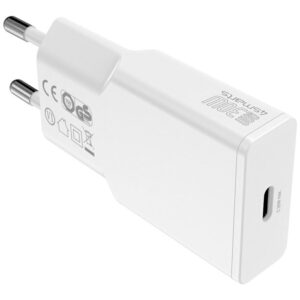 Sieninis įkroviklis 4smarts PDPlug Slim 30W GaN USB-C baltas - Image 2