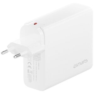 Sieninis įkroviklis 4smarts GaN Flex Pro Travel 200W 4 USB-C baltas - Image 2