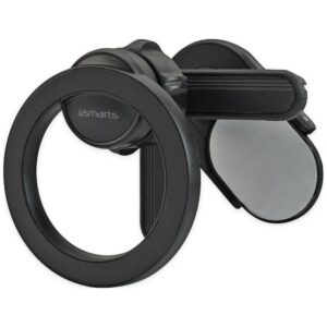 Universalus 4smarts telefono laikiklis monitoriui ir automobiliui, MagSafe, juodas