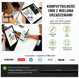 4smarts Stylus Pen Multi-Device Pencil Pro EMR juodas - Image 6