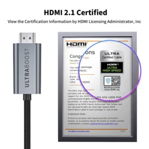 Tech-Protect ULTRABOOST KABELIS USB-C Į HDMI 2.1 8K 60HZ 300CM GELEŽIES PILKOS SPALVOS - Image 5