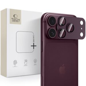 KAMEROS APSAUGA Tech-Protect CAMFULL FIT+ iPhone 18 PRO MAX BURGUNDY