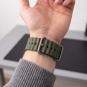 Tech-Protect ICONBAND PRO WATCH 8 / 9 / 10 / 11 / 12 / SE / ULTRA (44 / 45 / 46 / 49 MM) KARINĖ ŽALIA - Image 4