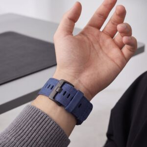 Tech-Protect NYLON CLASSIC GARMIN FENIX 5X / 5X PLUS / 6X / 6X PRO / 7X / 8 / 8 PRO / 9 / 9 PRO (51 MM) MIDNIGHT NAVY - Image 4