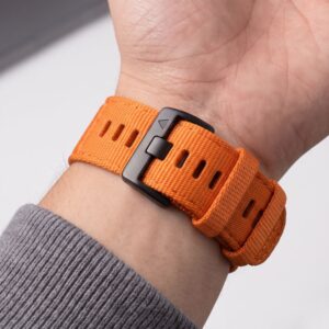 Tech-Protect NYLON CLASSIC GARMIN FENIX 5X / 5X PLUS / 6X / 6X PRO / 7X / 8 / 8 PRO / 9 / 9 PRO (47 MM) SIGNAL ORANGE - Image 4