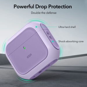 ESR ORBIT HALOLOCK MAGSAFE DĖKLAS AIRPODS 4 / 5 VIOLETINIS - Image 4
