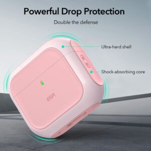 ESR ORBIT HALOLOCK MAGSAFE DĖKLAS AIRPODS 4 / 5 ROŽINIS - Image 4