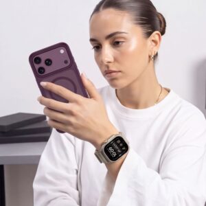 Tech-Protect NYLON PRO Watch 8 / 9 / 10 / 11 / 12 / SE / ULTRA (44 / 45 / 46 / 49 MM) TITANO/ALYVINĖ - Image 4