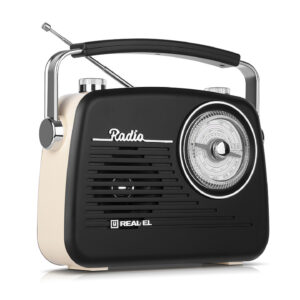 Radijas REAL-EL X-540 juodos spalvos
