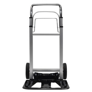 Aliumininis sulankstomas rankinis vežimėlis, transportavimo sandėlio vežimėlis, 90 kg keliamoji galia - Image 5