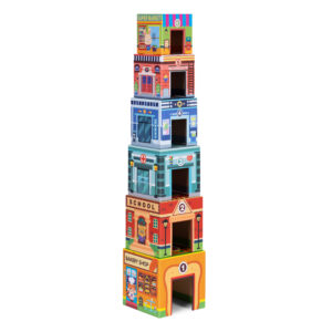 Krovimo bokštas „City Pyramid“ su figūrėlėmis ir transporto priemonėmis, 18 dalių - Image 5