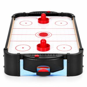 LED air hockey table game for children 58 cm with accessories ECOTOYS - Image 5