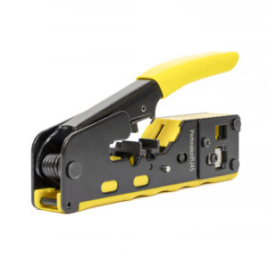 PNI SR7 replės kabelių kirpimui, izoliacijos nuėmimui ir RJ12, RJ45 CAT5, CAT6, CAT7, CAT8 jungčių užspaudimui