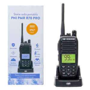 Nešiojama radijo stotelė PNI PMR R70 PRO 446MHz, 0.5W, 99 kanalai, 16 PMR ir 50 CTCSS bei 104 DCS tonai, IP67 - Image 16