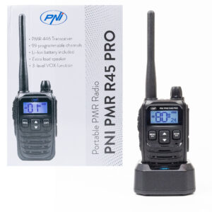 Nešiojama radijo stotelė PNI PMR R45 PRO 446MHz, 0.5W, 32 programuojami kanalai, 16 PMR ir 38 CTCSS bei 104 DCS tonai, IP67, Squelch 5 lygiai, VOX, TOT, BCL, Scan, Roger Beep - Image 23