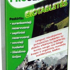 Biotabletės, kanalizacijai valyti, 0,02 kg