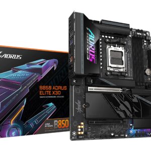 GIGABYTE B850 AORUS ELITE X3D AMD B850 AM5 lizdas ATX - Image 1