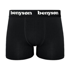 BENYSON bambuko viskozės trumpikės-šortukai vyrams, 3 vnt., žalia, juoda, mėlyna, L - Image 4