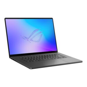 ASUS ROG Zephyrus G16 GU606AW-U9641X Ultra 9 386H 16,0" 2,5K OLED, 240 Hz, AR, 64 GB LPDDR5X, 8533, 1 TB SSD, „GeForce RTX 5080“ 16 GB, „Wi-Fi 7“ + „Bluetooth“, 1080p + IR kamera, 90 WHrs, „Windows 11 Pro“, aliuminis, „Eclipse Gray“ - Image 1