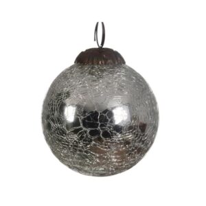 Stiklinis eglutės žaisliukas, 8 cm, 1 vnt., 190031