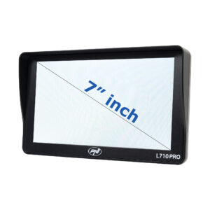 PNI L710 PRO GPS navigacijos sistema su skydeliu nuo saulės, 7 colių, 800 MHz, 256MB DDR, 16GB vidinė atmintis, FM siųstuvas, su dviem automobiliniais įkrovikliais komplekte - Image 6