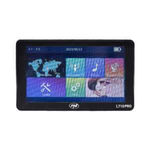 PNI L710 PRO GPS navigacijos sistema su skydeliu nuo saulės, 7 colių, 800 MHz, 256MB DDR, 16GB vidinė atmintis, FM siųstuvas, su dviem automobiliniais įkrovikliais komplekte - Image 8