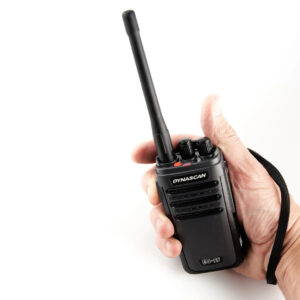 Nešiojama radijo stotelė PMR Dynascan EU-55, 446MHz, 0.5W, 16CH, CTCSS, DCS, 1500mAh, IP65 - Image 3