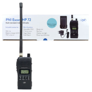 Nešiojama CB radijo stotelė PNI Escort HP 72, 4W, AM-FM, ASQ, Dual Watch, Scan, be baterijos - Image 11