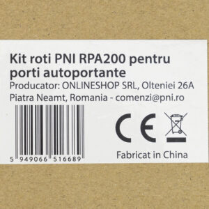 PNI RPA200 ratukų komplektas savaime laikomiems vartams, kurių maks. aukštis 210 cm - Image 3
