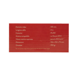 Magnetinis pagrindas PNI 145/DV 145mm su 4m kabeliu ir PL259 jungtimi - Image 11