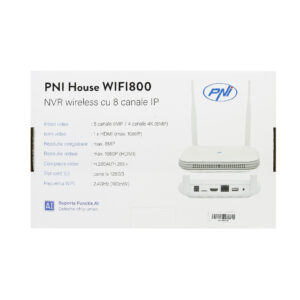 Belaidis NVR PNI House WIFI800, 8 kanalų 5MP ir 4 kanalų 4K (8MP), balso pranešimas - Image 16