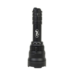 PNI Adventure F300 LED žibintuvėlis, 3 spalvos: balta, raudona, žalia, atstumas 500 m, šviesos srautas 540 lm, 18650 3000mAh baterija komplekte, baterijos įkroviklis komplekte, priartinimo ir šviesos intensyvumo reguliavimo funkcija - Image 9