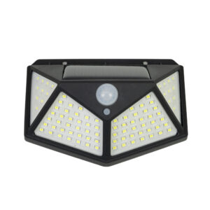 PNI GreenHouse WS10 LED saulės energija įkraunamas šviestuvas, 100 LED, 600 lm, PIR kampas 120 laipsnių, baterija 1800 mAh, montuojamas ant sienos - Image 4