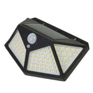 PNI GreenHouse WS10 LED saulės energija įkraunamas šviestuvas, 100 LED, 600 lm, PIR kampas 120 laipsnių, baterija 1800 mAh, montuojamas ant sienos - Image 7